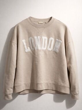 Scotch & Soda Beige 'London' Crewneck Sweatshirt